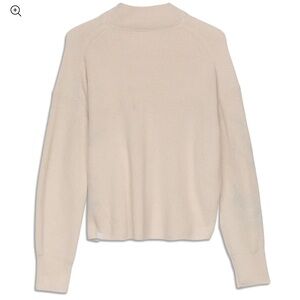 Lululemon Merino Wool-Blend Ribbed Turtleneck Sweater - Size 6